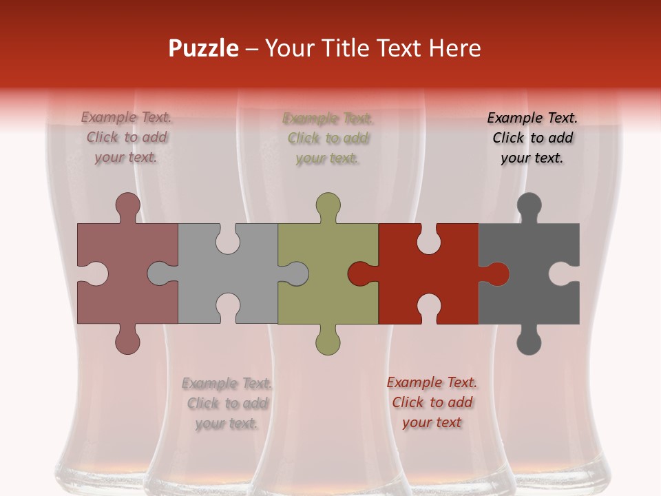 Head Foam Frosty PowerPoint Template