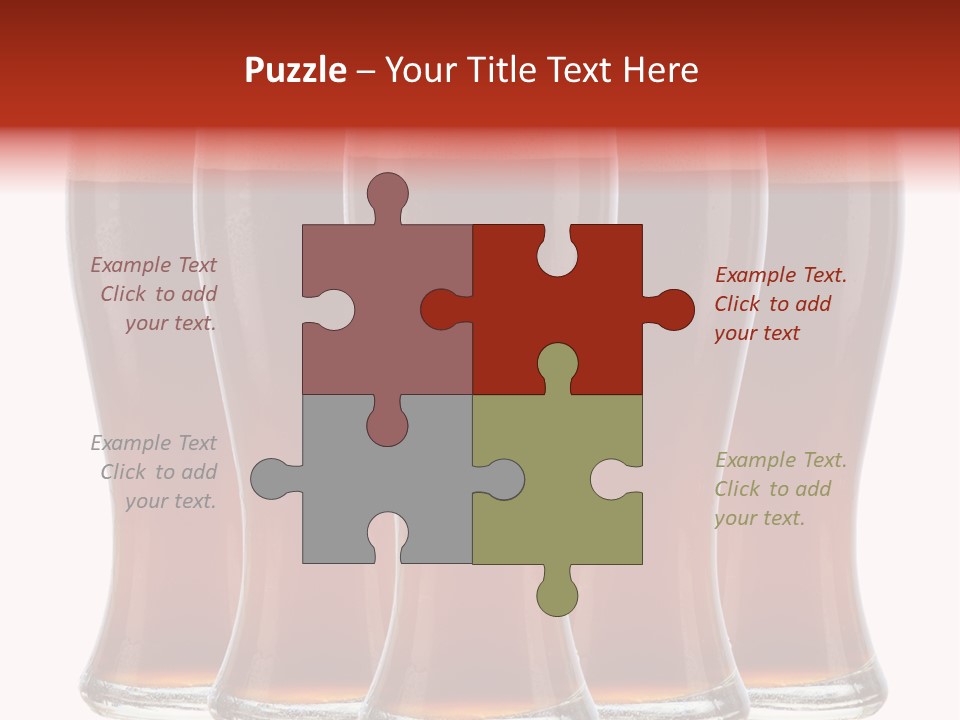 Head Foam Frosty PowerPoint Template