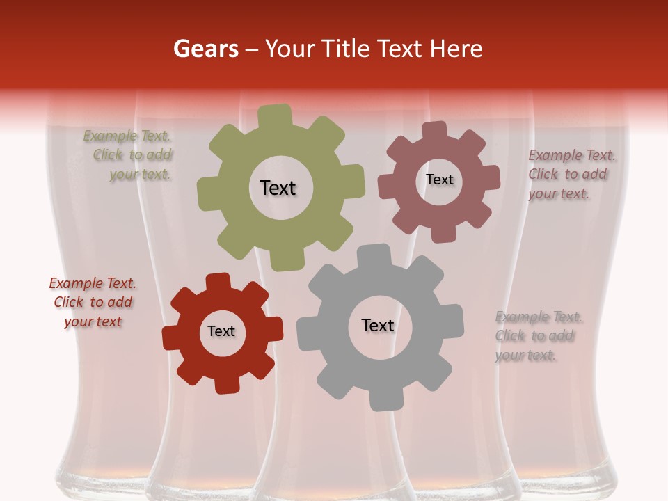 Head Foam Frosty PowerPoint Template