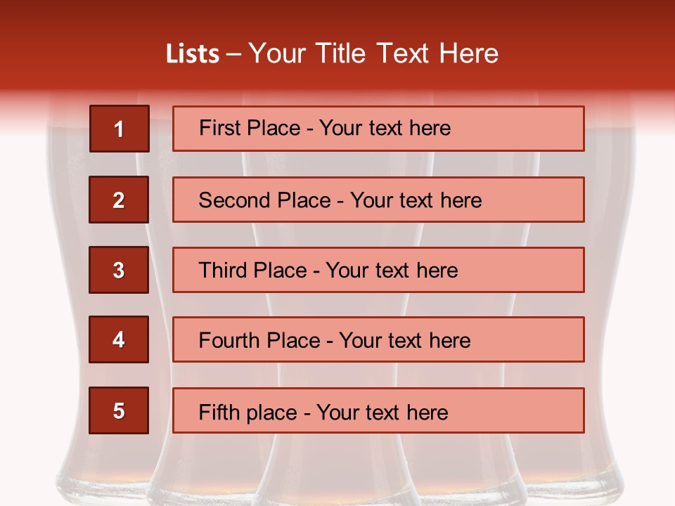 Head Foam Frosty PowerPoint Template