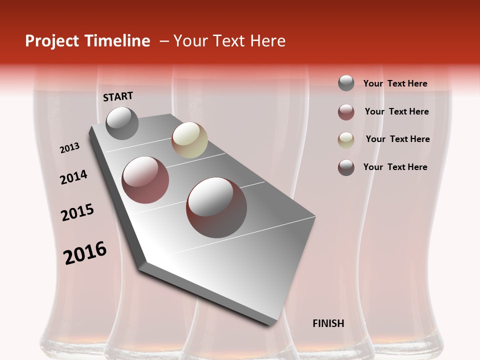 Head Foam Frosty PowerPoint Template