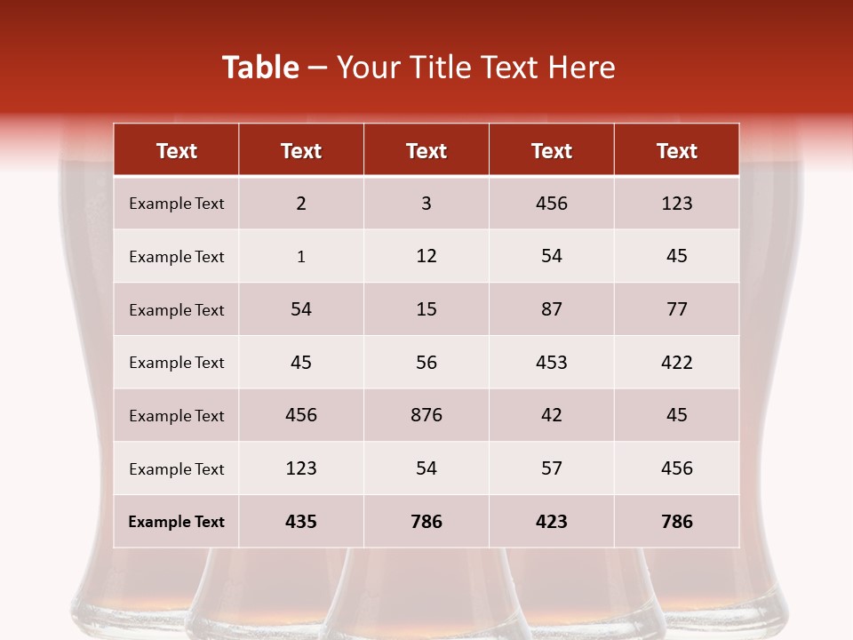 Head Foam Frosty PowerPoint Template