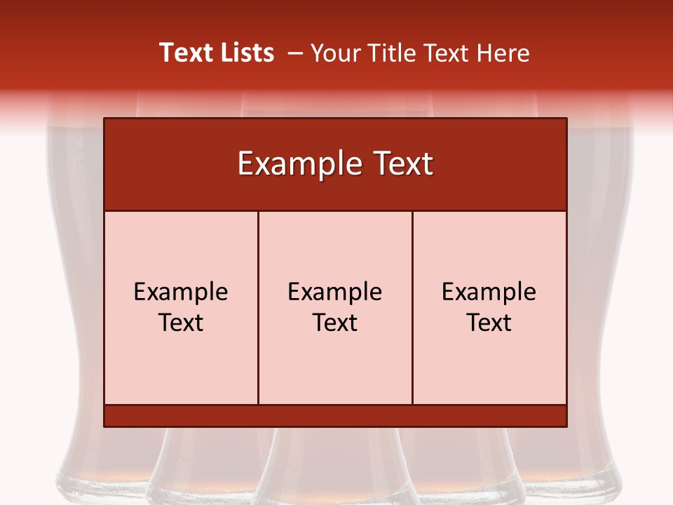 Head Foam Frosty PowerPoint Template