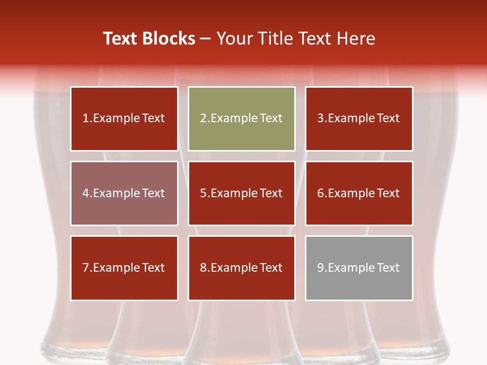 Head Foam Frosty PowerPoint Template