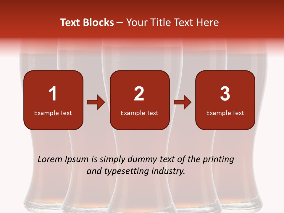 Head Foam Frosty PowerPoint Template