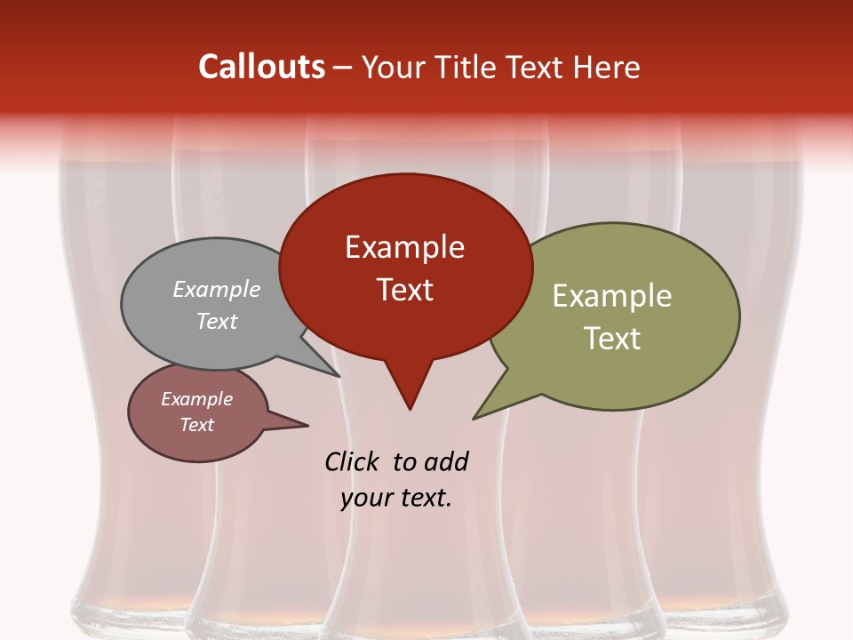 Head Foam Frosty PowerPoint Template