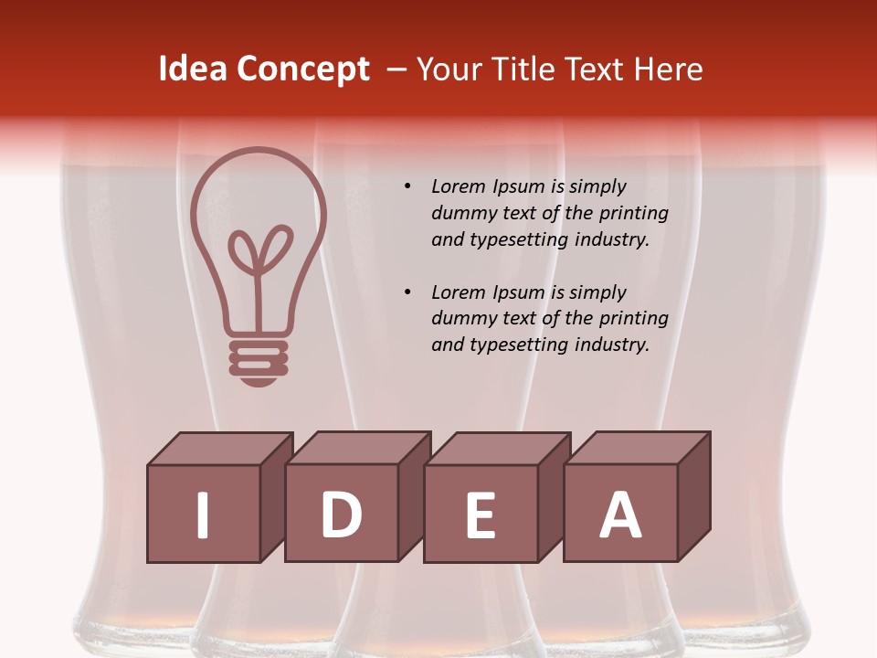 Head Foam Frosty PowerPoint Template