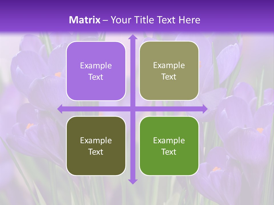 Nature White Bloom PowerPoint Template