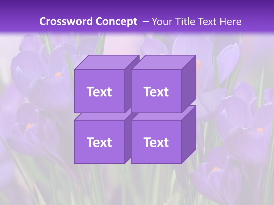 Nature White Bloom PowerPoint Template