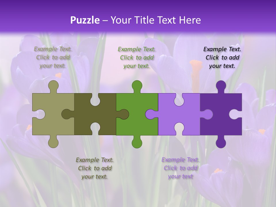 Nature White Bloom PowerPoint Template