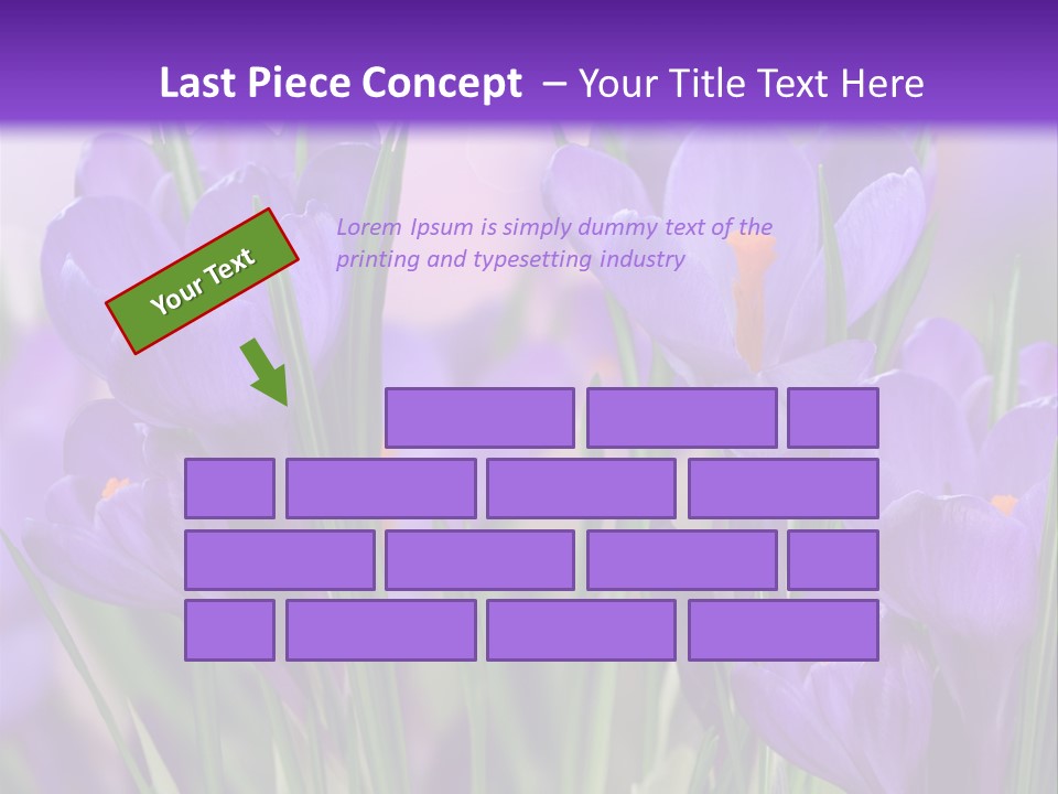 Nature White Bloom PowerPoint Template