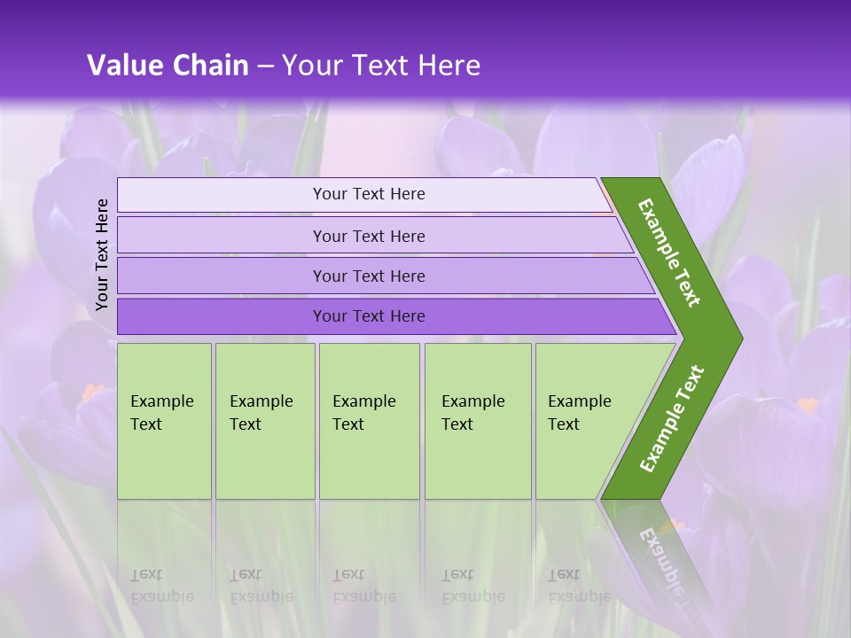 Nature White Bloom PowerPoint Template