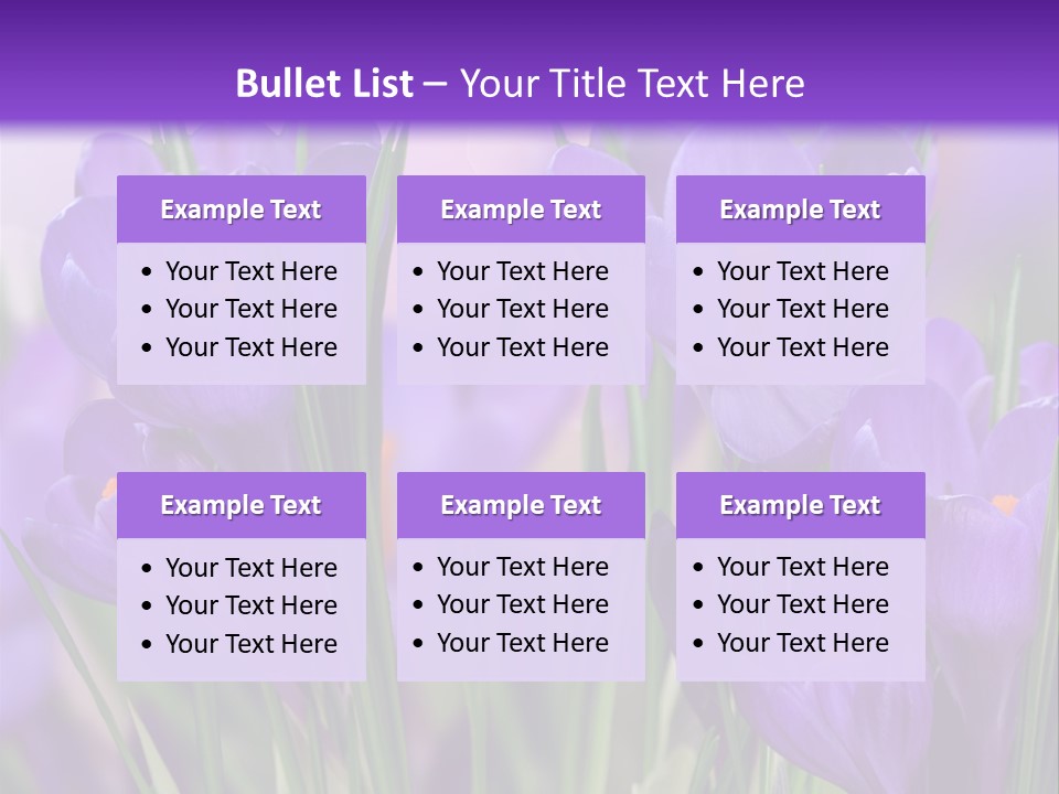 Nature White Bloom PowerPoint Template