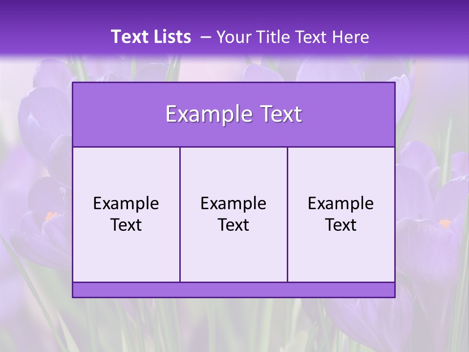 Nature White Bloom PowerPoint Template