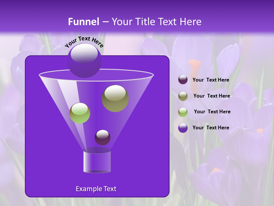 Nature White Bloom PowerPoint Template
