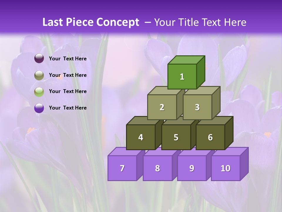 Nature White Bloom PowerPoint Template