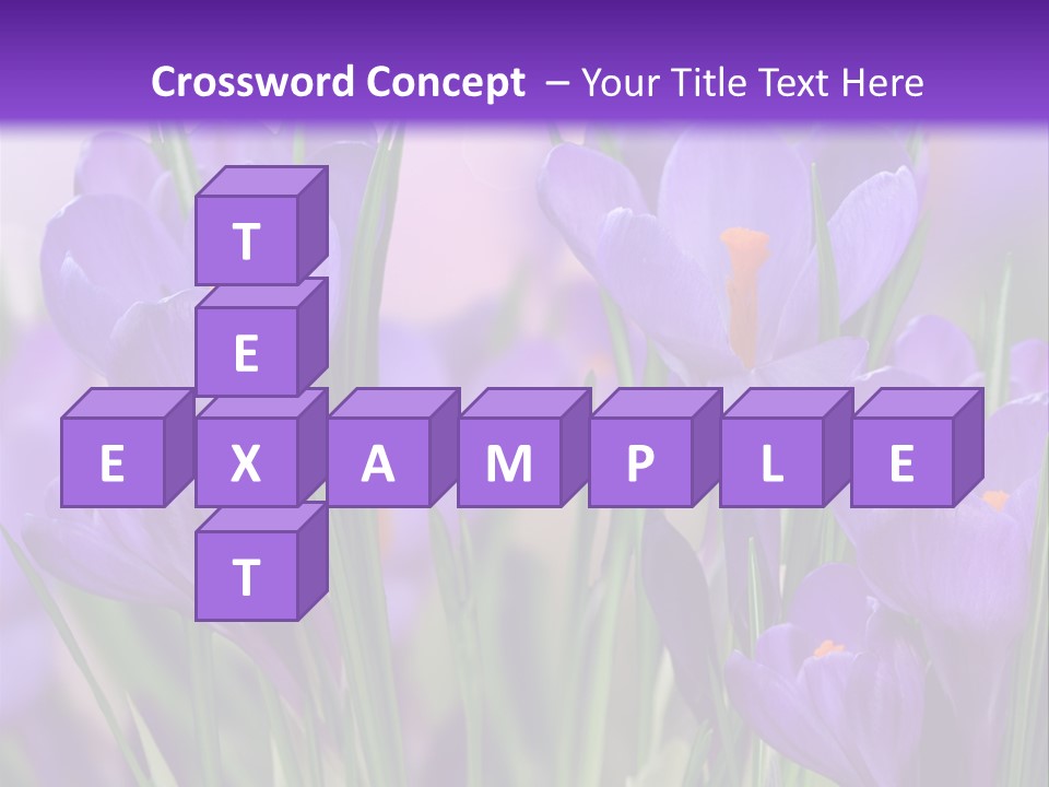 Nature White Bloom PowerPoint Template