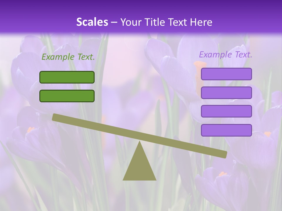 Nature White Bloom PowerPoint Template