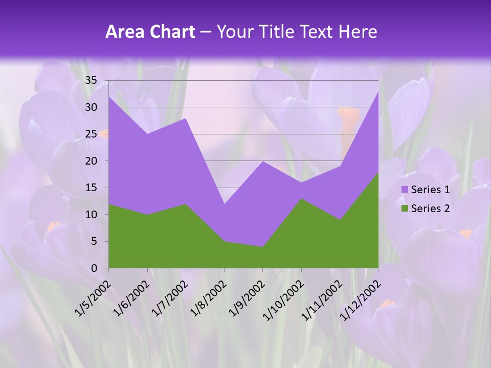Nature White Bloom PowerPoint Template