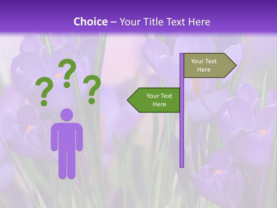 Nature White Bloom PowerPoint Template