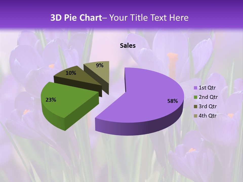 Nature White Bloom PowerPoint Template