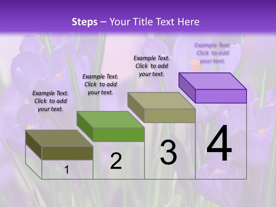 Nature White Bloom PowerPoint Template