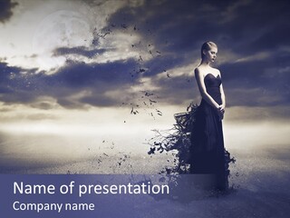 Drop Tear Dream PowerPoint Template