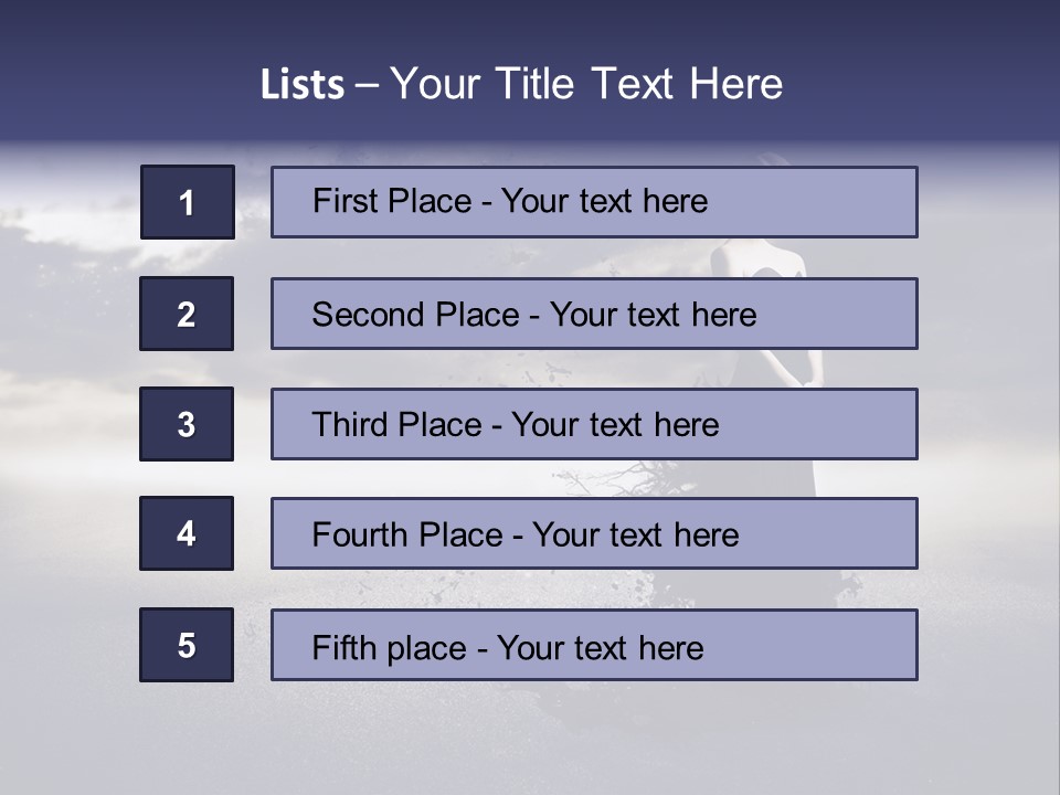 Drop Tear Dream PowerPoint Template
