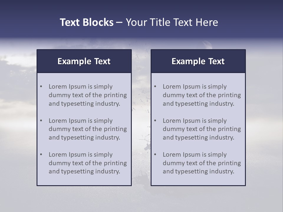 Drop Tear Dream PowerPoint Template
