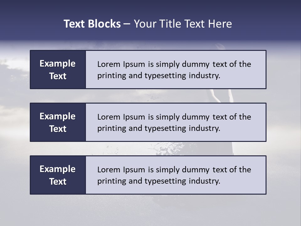 Drop Tear Dream PowerPoint Template