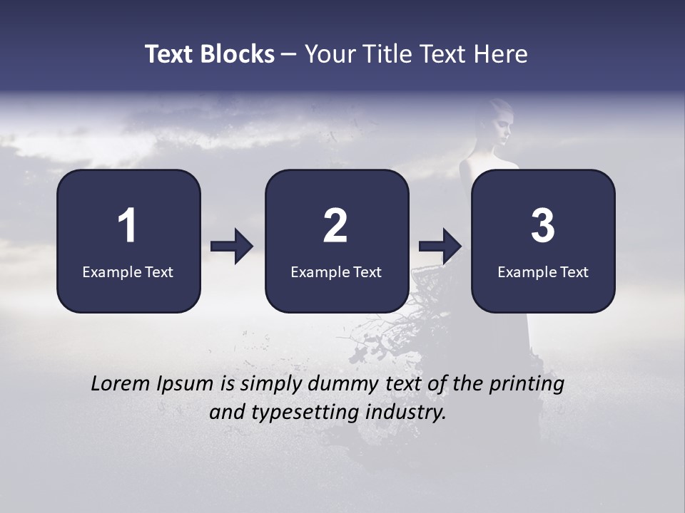 Drop Tear Dream PowerPoint Template
