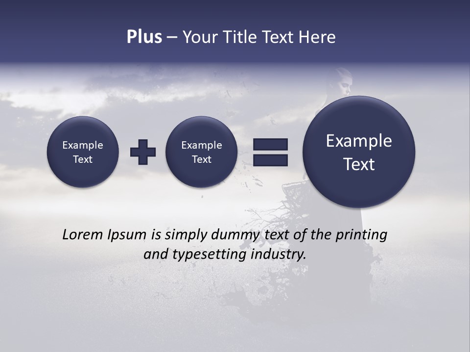 Drop Tear Dream PowerPoint Template