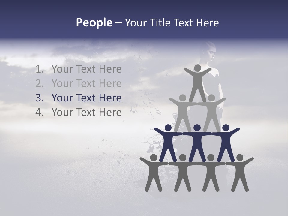 Drop Tear Dream PowerPoint Template