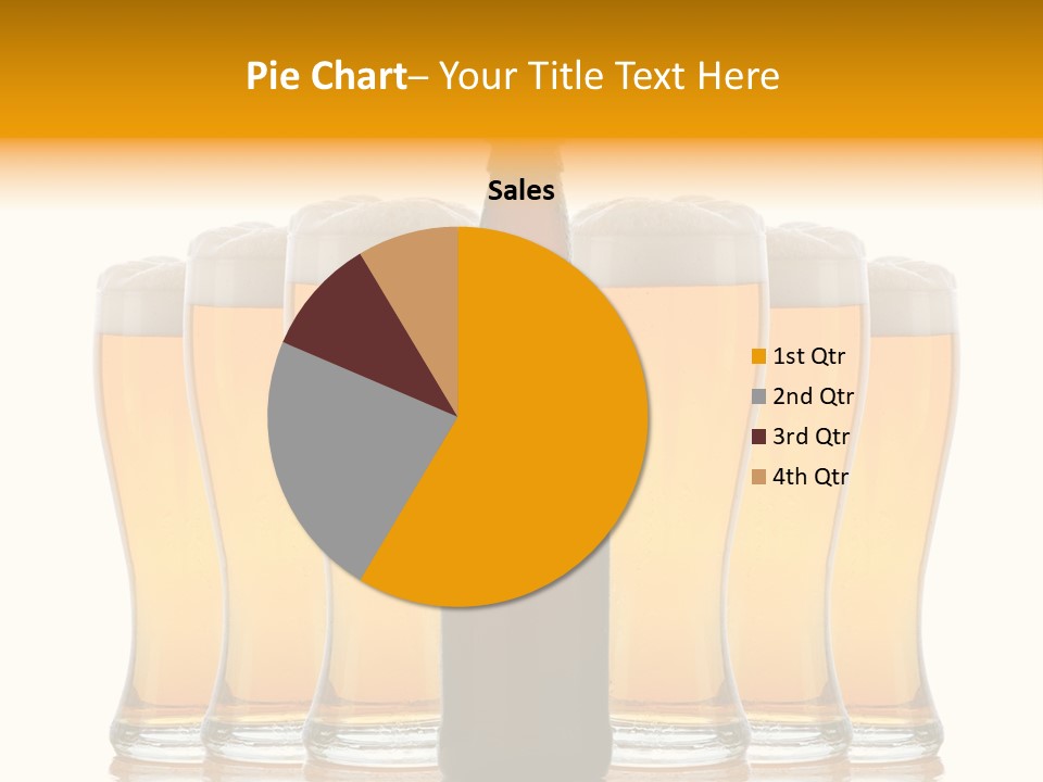 Yellow Head Arrangement PowerPoint Template