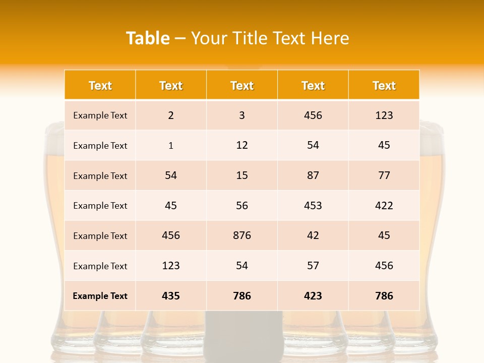 Yellow Head Arrangement PowerPoint Template
