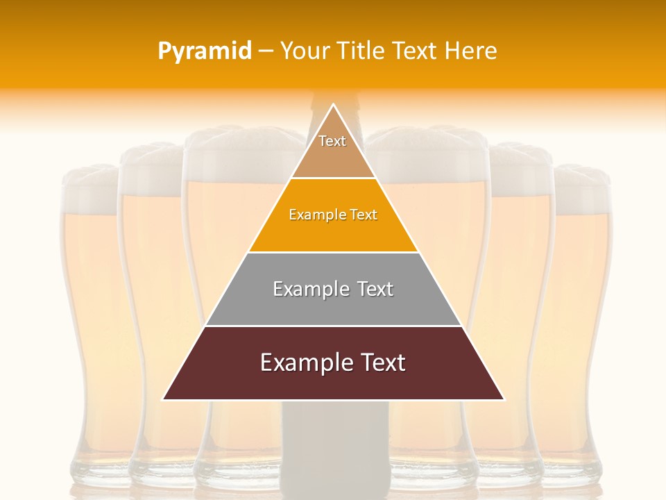 Yellow Head Arrangement PowerPoint Template