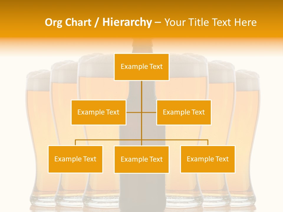 Yellow Head Arrangement PowerPoint Template