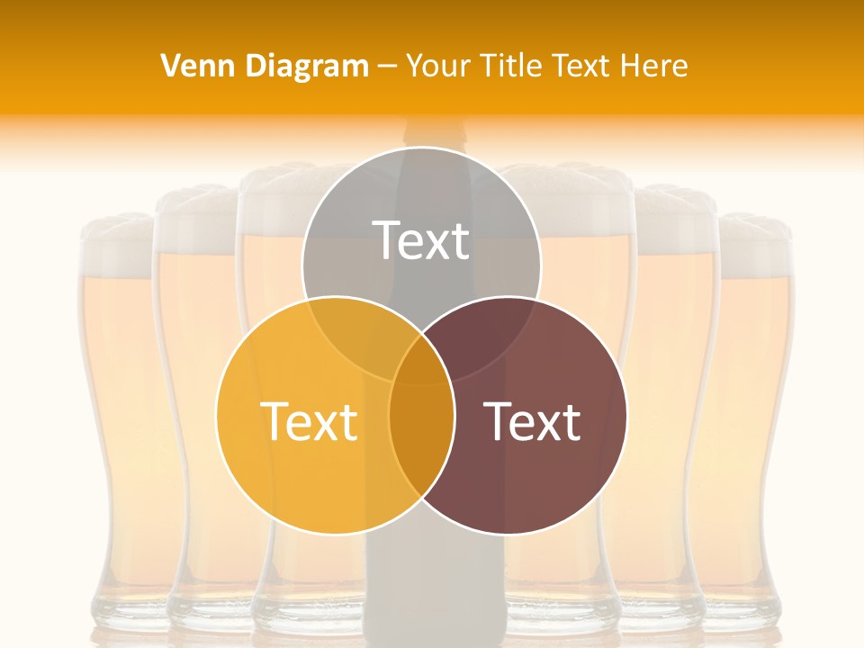 Yellow Head Arrangement PowerPoint Template