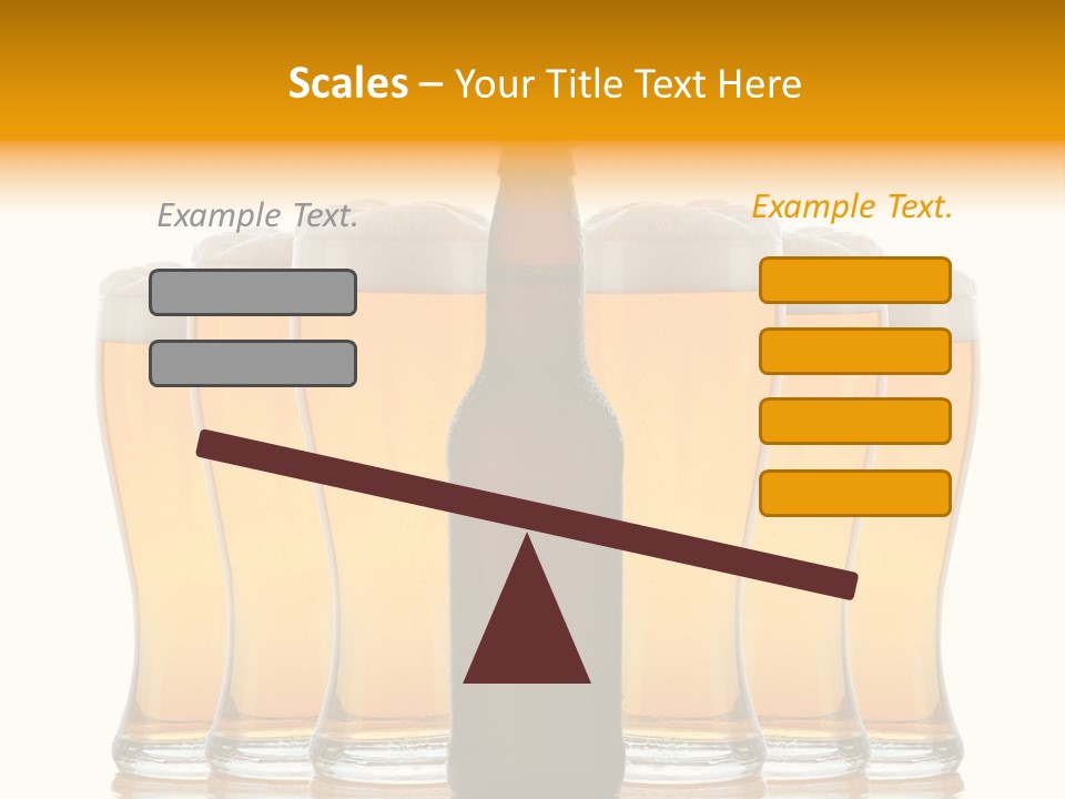 Yellow Head Arrangement PowerPoint Template