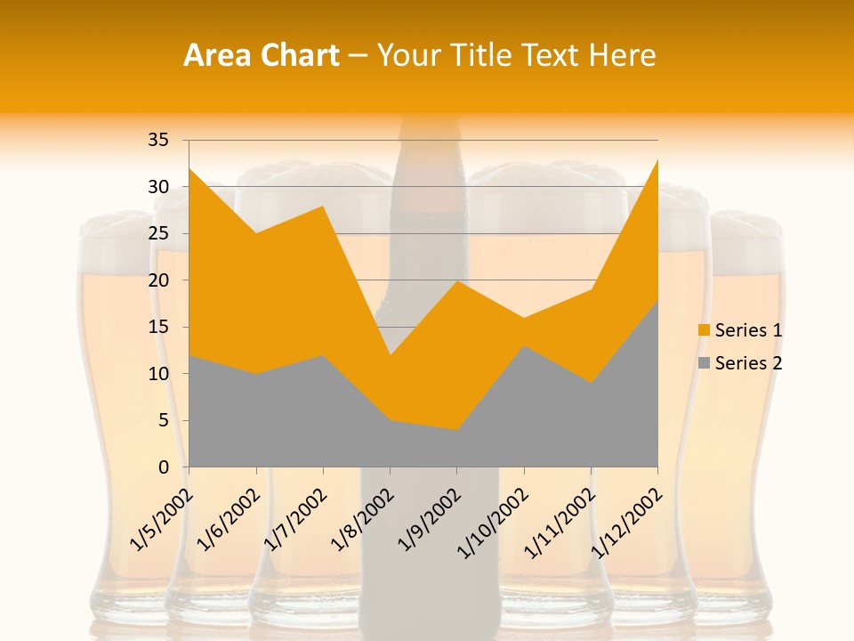 Yellow Head Arrangement PowerPoint Template