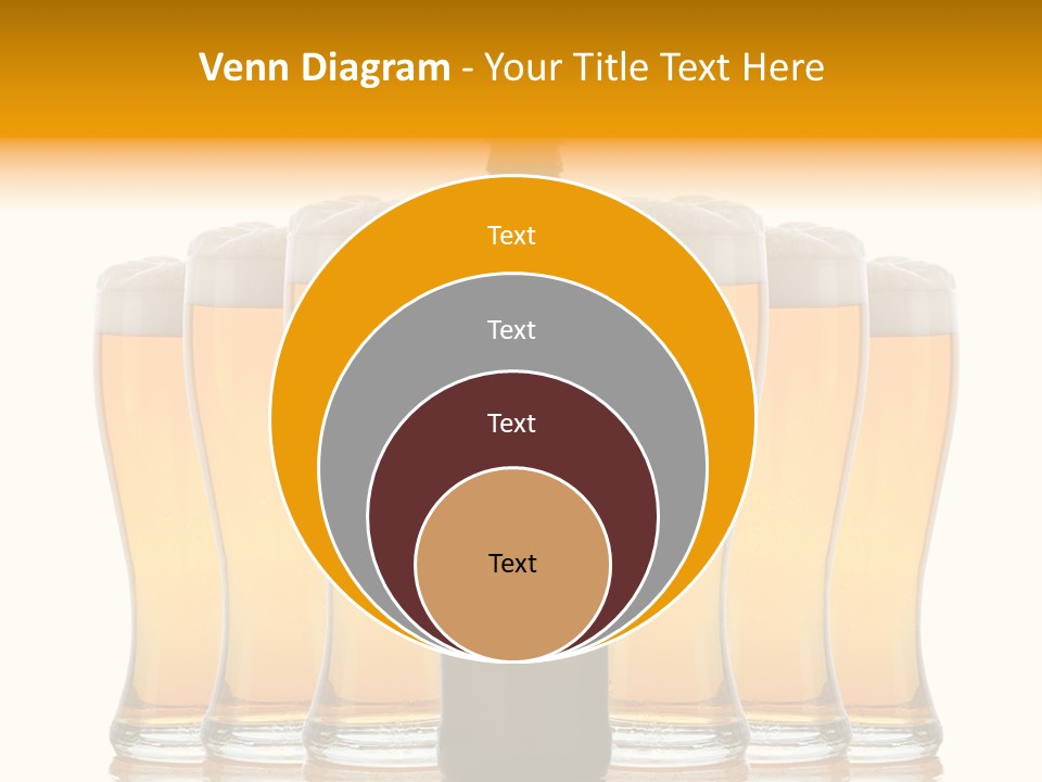 Yellow Head Arrangement PowerPoint Template