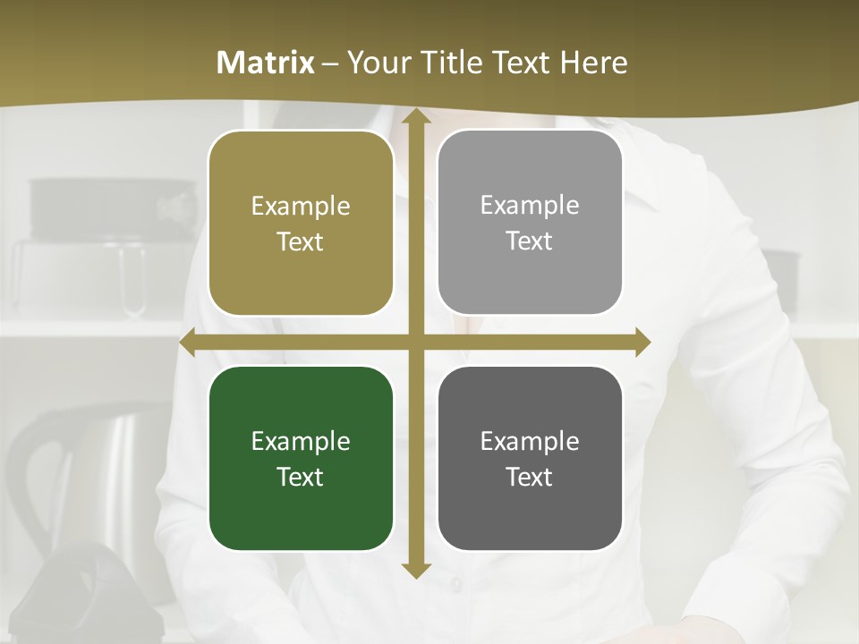 Caucasian View Care PowerPoint Template