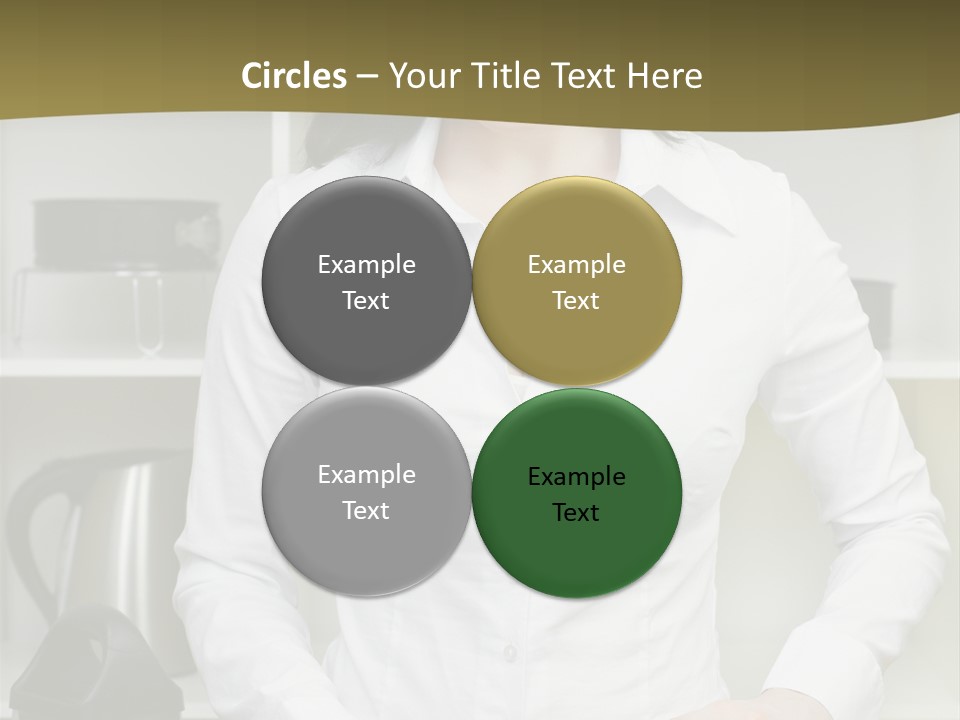 Caucasian View Care PowerPoint Template