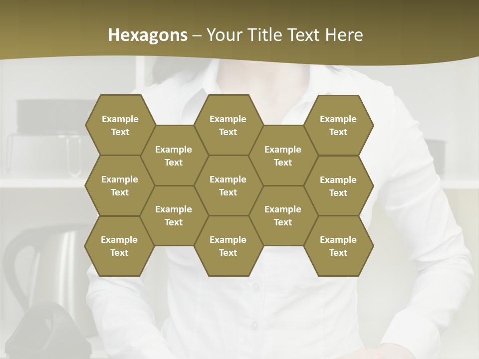 Caucasian View Care PowerPoint Template