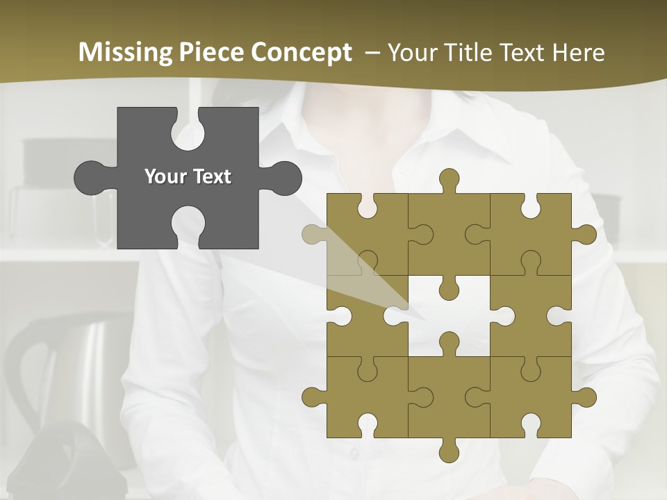 Caucasian View Care PowerPoint Template