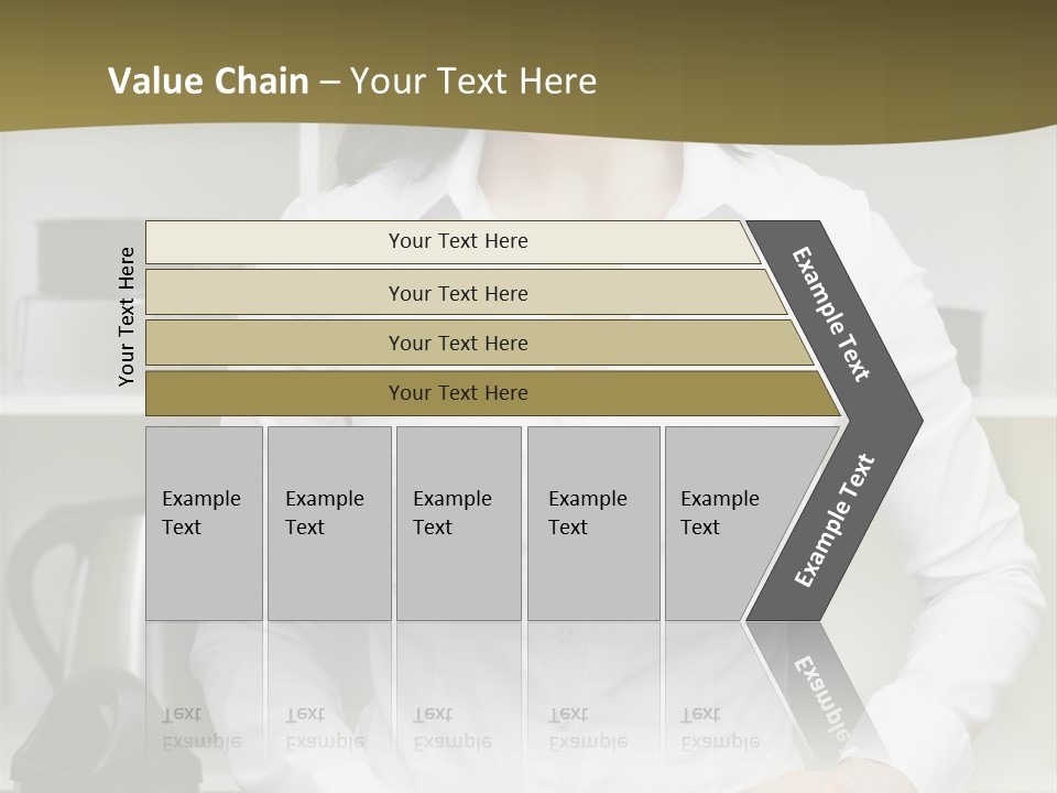 Caucasian View Care PowerPoint Template