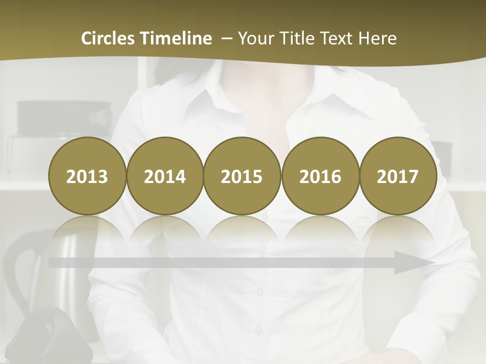 Caucasian View Care PowerPoint Template