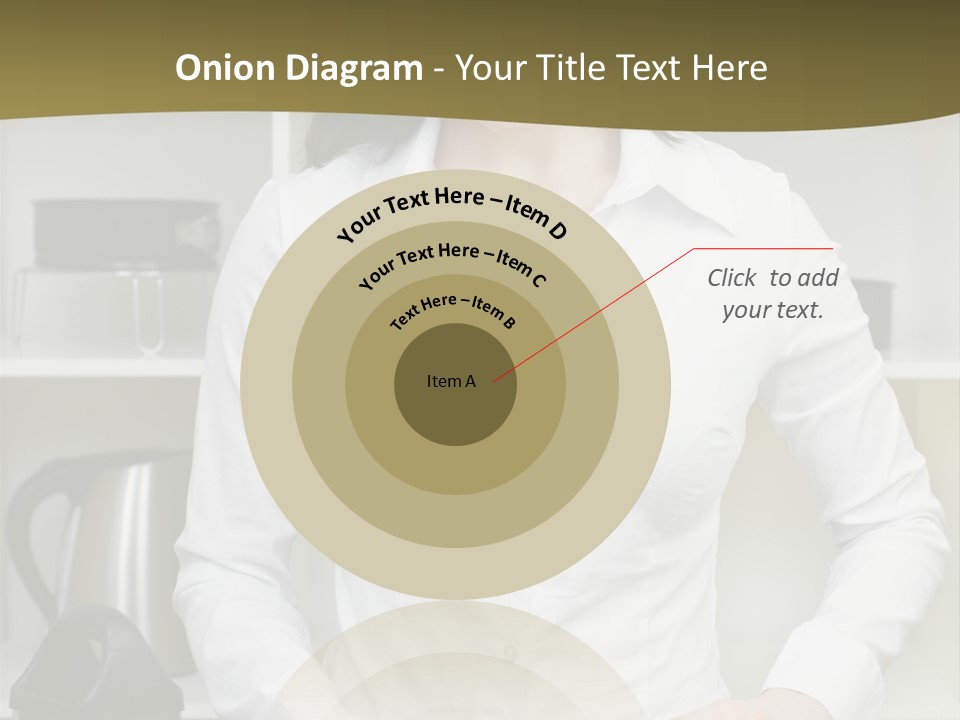 Caucasian View Care PowerPoint Template