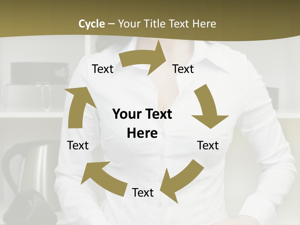 Caucasian View Care PowerPoint Template