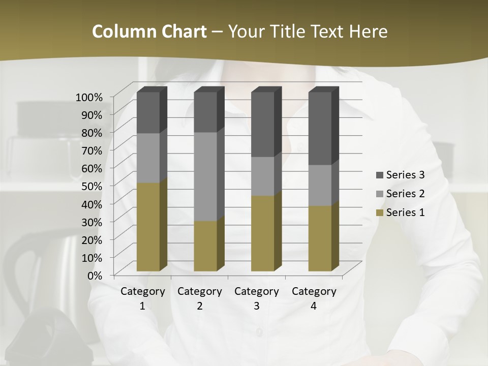 Caucasian View Care PowerPoint Template